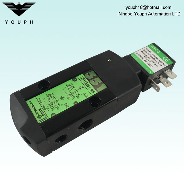 SCG551A001MS ASCO 3/2 ways 1/4 inch solenoid valve 