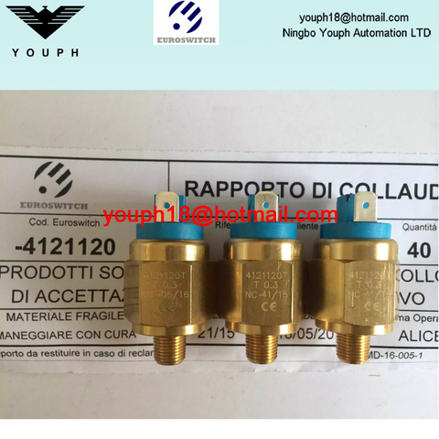Italy Euroswitch 4121120T 4121121T 4120122 Diaphragm pressure switch
