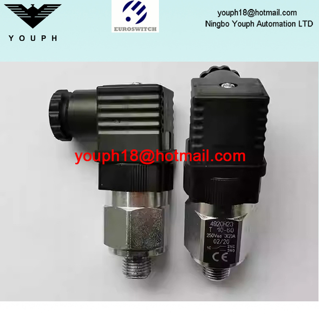 Euroswitch 4920212 4920213 4920223 4921112 49 Series SPDT contacts Diaphragms pressure switch