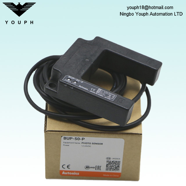 Autonics BUP-50-P U Type Sensor Through-beam Photo Sensor