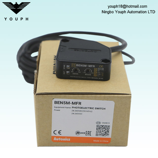 Autonics BEN5M-MFR Retroreflective PhotoElectric Sensor Proximity Switch