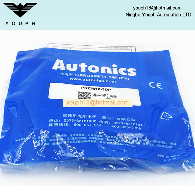 AUTONICS PRCM18-5DP PRCM18-5DN PRCM Series Cylindrical Connector Type Proximity Sensor