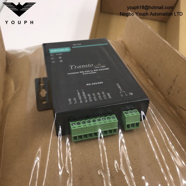 MOXA TCC-100I V2.2.1Isolated RS-232 to RS-422/485 Bidirectional Converter