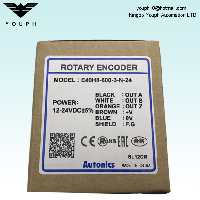 Autonics E40H8-600-3-N-24 E40H Series Incremental Rotary Encoder