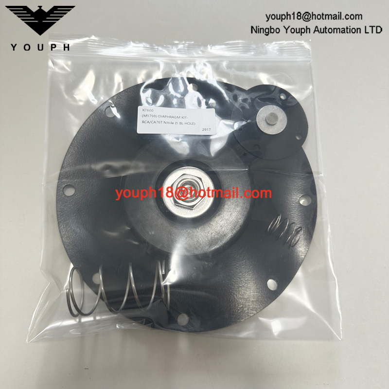 Goyen K7600 M1798 RCA76T CA76T010-300 T series 3" Nitrile 1 hole Diaphragm Repair Kit