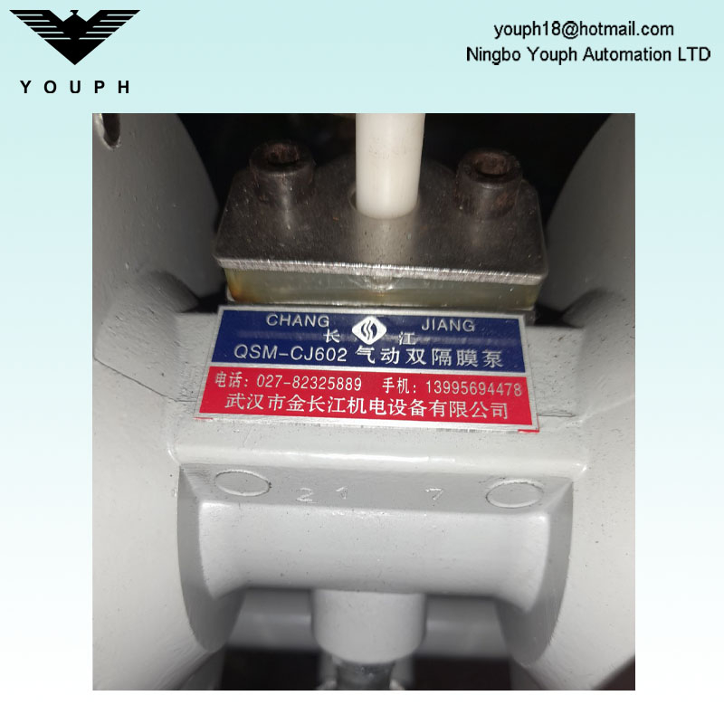 CHANGJIANG QSM-CJ602 Pneumatic double diaphragm pump printing ink viscosity control instrument laminating machine pneumatic pump
