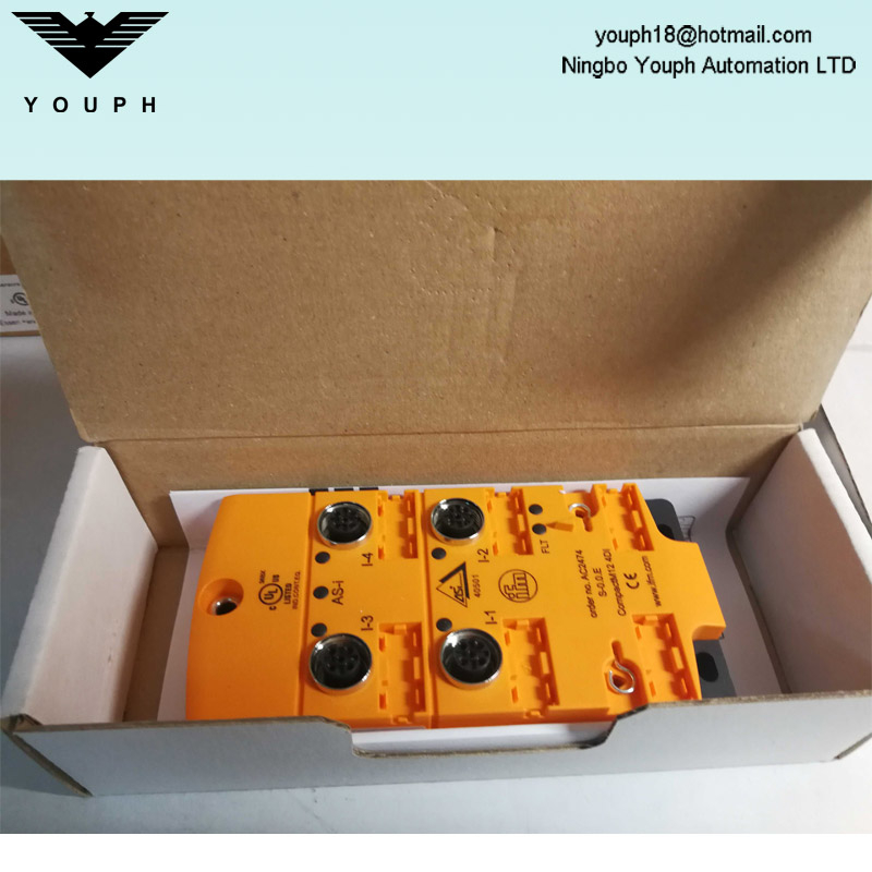 IFM AC2474 CompactLine M12 4DI AS-Interface CompactLine module AC2474