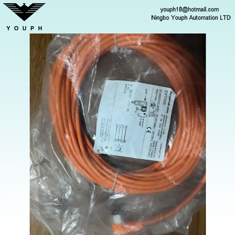 IFM EVT005 ADOAH040VAS0010E04 10m with Socket Connecting Cable