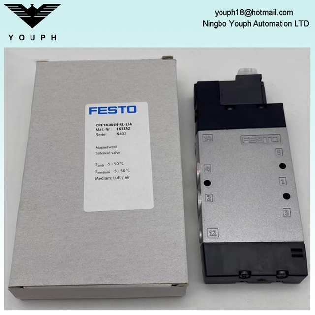 Festo CPE18-M1H-5L-1/4 163142 CPE18 1500 l/min G1/4 Electric Solenoid Valve