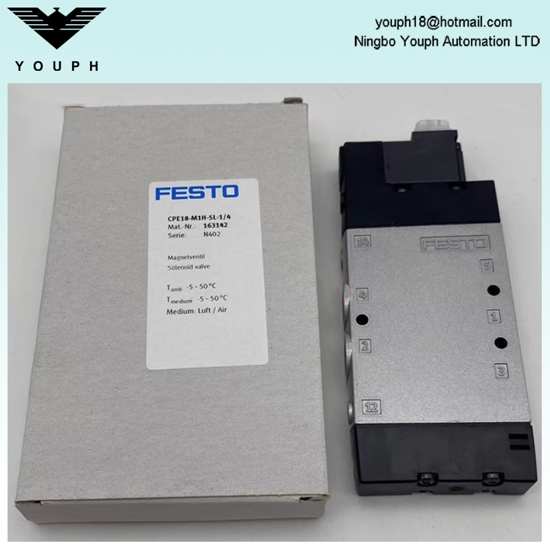 Festo CPE18-M1H-5L-1/4 163142 CPE18 1500 l/min G1/4 Electric Solenoid Valve