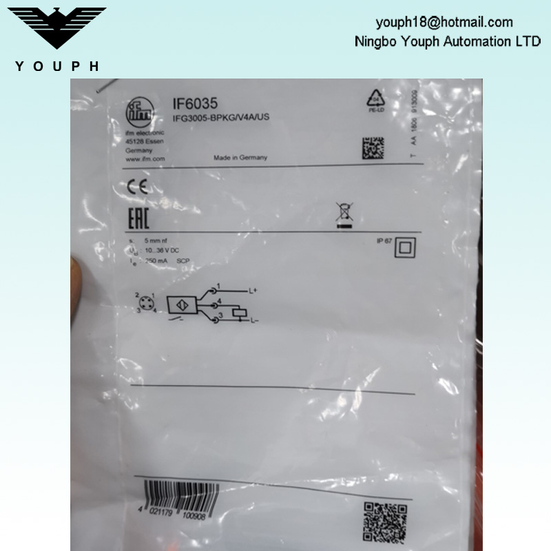 IFM IF6035 IFG3005-BPKG/V4A/US Inductive Sensor