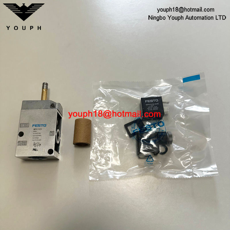 FESTO MFH-3-1/4 9964 With Coil DC24V AC230V Tiger Classic Monostable Solenoid Valve
