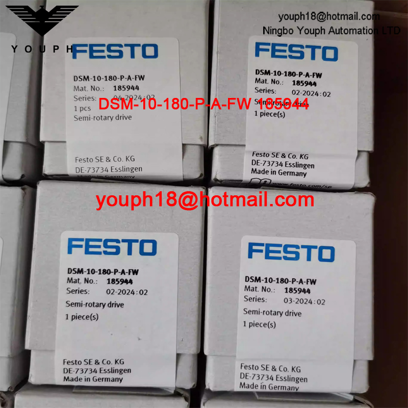 Festo DSM-10-180-P-A-FW 185944 M3 Vane DSM Semi rotary drive