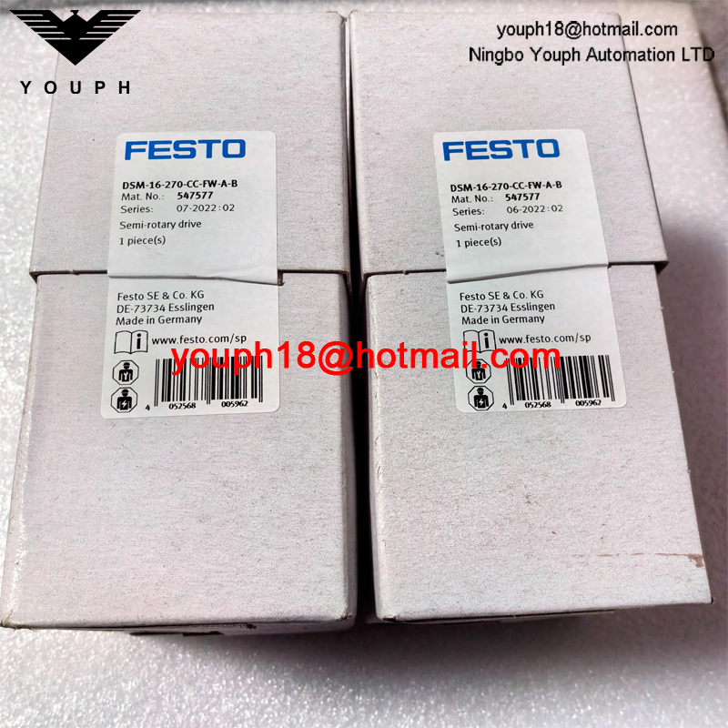 Festo DSM-16-270-CC-FW-A-B 547577 Double-acting M5 Size 16 Aluminium Vane Semi-rotary drive