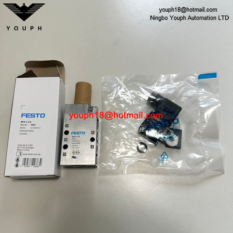 FESTO MFH-5-1/8 9982 With coil 24VDC 220VAC 5/2-way MFH Tiger Classic Solenoid valve