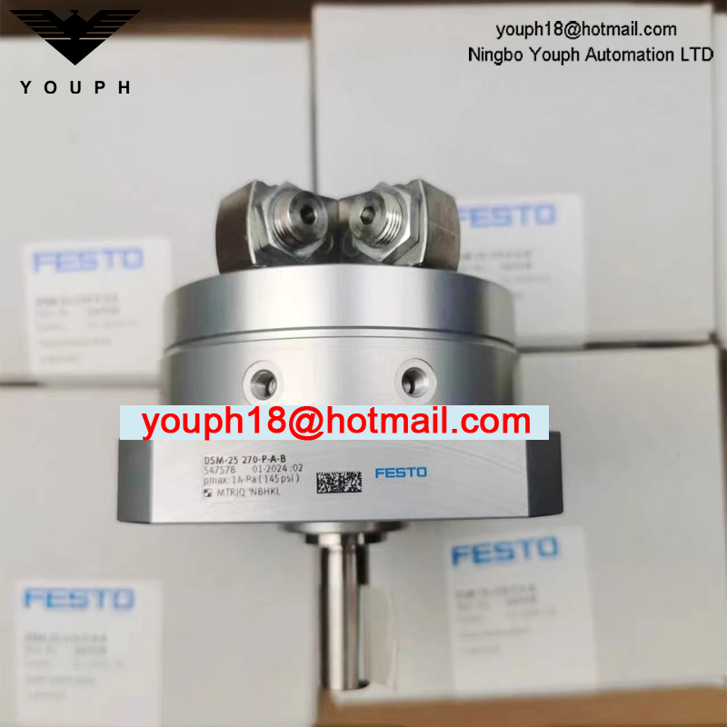 Festo DSM-25-270-P-A-B 547578 Elastic cushioning components Spigot shaft Semi-rotary Drive