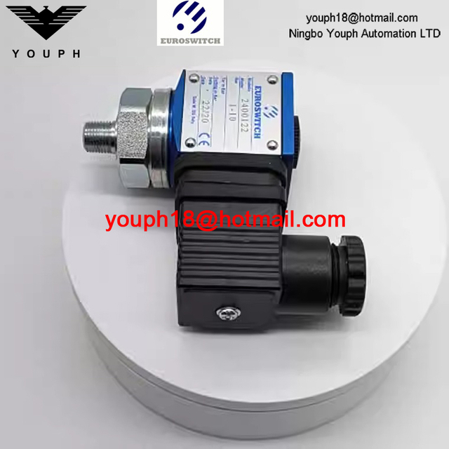 Euroswitch 2400122 2400124 24 Series SPDT contacts Diaphragm pressure switch