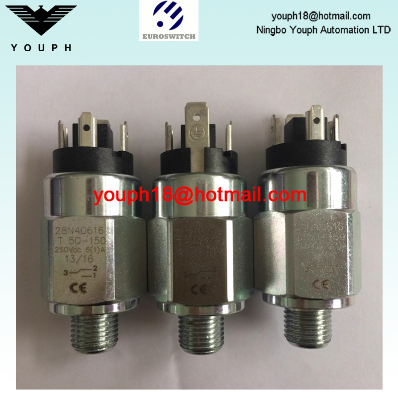 Euroswitch 28N40616 27N20616 27N21617 27N22516 27N 28N SPDT contact Diaphragm pressure switch