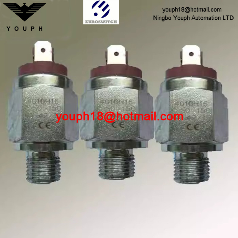 Euroswitch 4010H16 4020H16 40V10H16 40V20H16 T50-150 40 40V Piston pressure switch