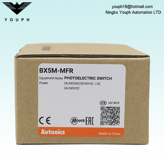 Autonics BX5M-MFR BX5M-MFR-T Retroreflective Amplifier Built-in Terminal Photo Sensor