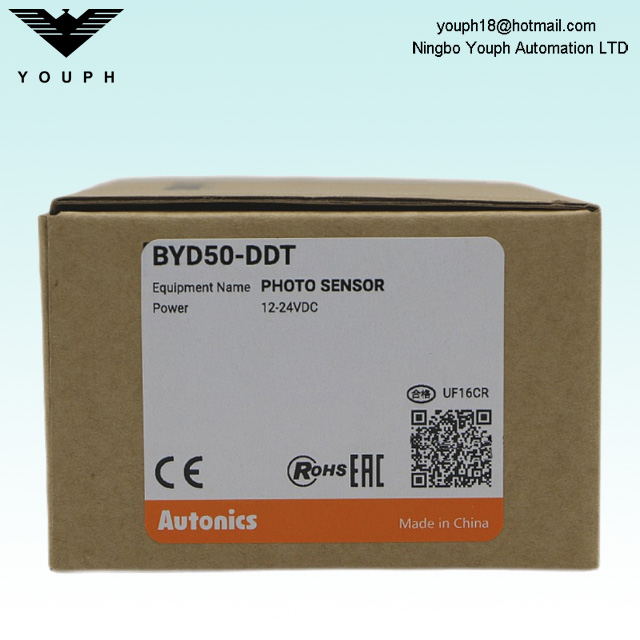 Autonics BYD50-DDT Convergent reflective with Amplifier Photoelectric Sensor