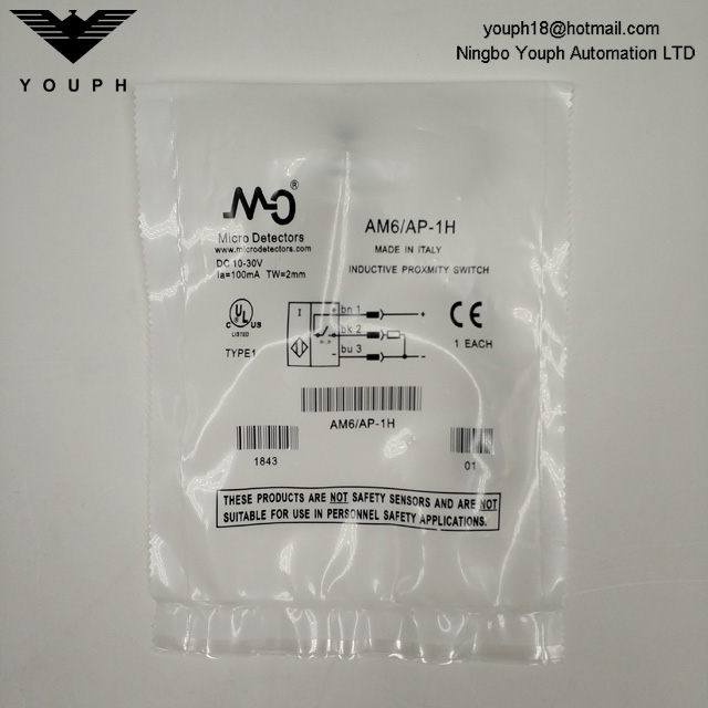 Micro Detectors AM6/AP-1H INDUCTIVE PROXIMITY SWITCH