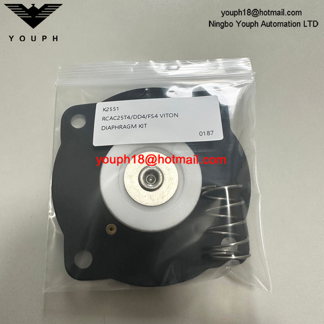 Goyen K2551 RCAC25T4 RCAC25T4012 RCAC25DD4 Pulse Jet Valve VITON Diaphragm Repair Kit