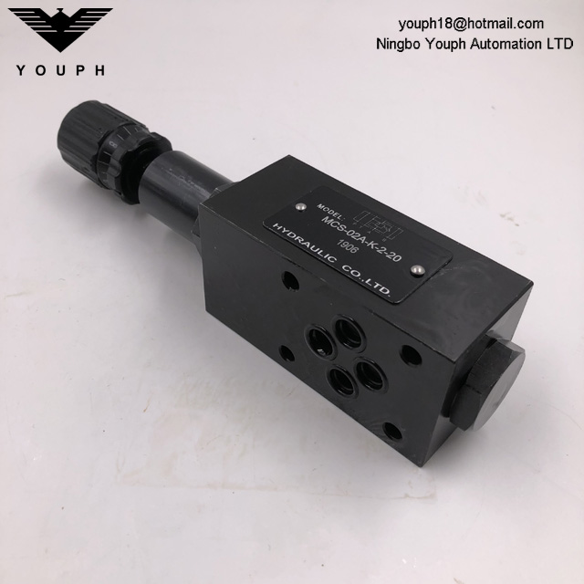 MCS-02A-K-2-20 MCS-02B-K-2-20 MHA-02 MHA-03 MHA-04 MHA-06 MHB-02 Hydraulic Valve