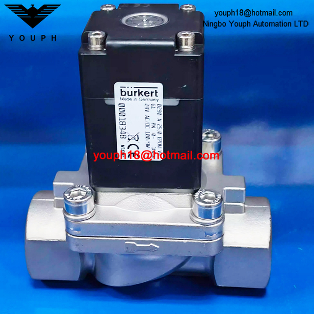 Burkert 00018348 18348 0290 A 25,0 EPDM VA 24V AC/DC 100/9W NC EPDM Seal Stainless Steel Solenoid Valve