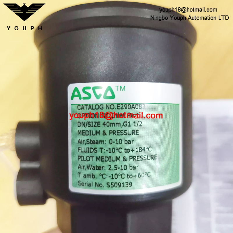 EMERSON ASCO E290A083 size 42mm G 1-1/2