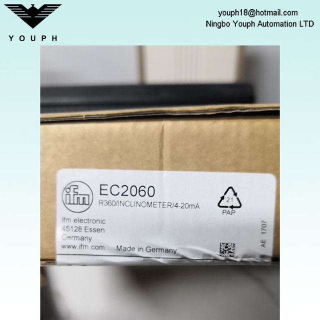 IFM EC2060 R360/INCLINOMETER/4-20mA Inclination Sensor