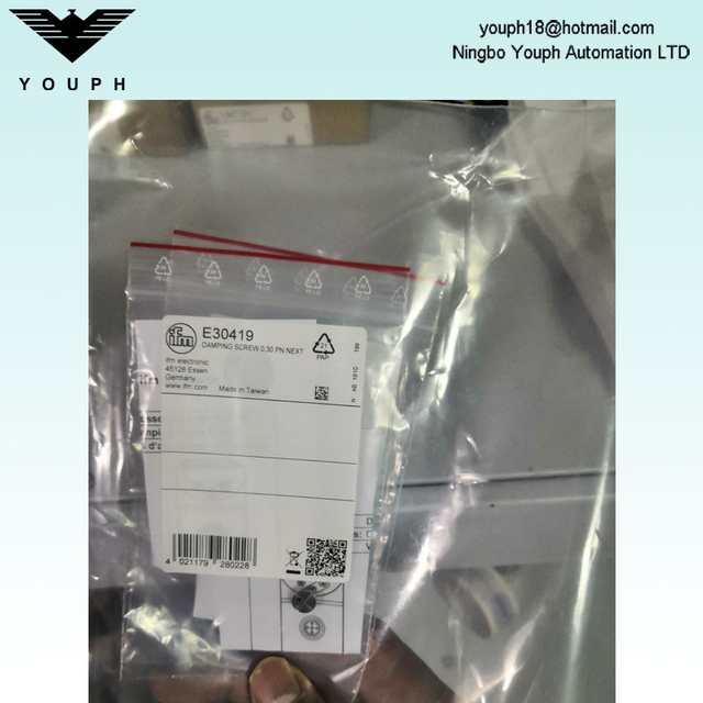 IFM Pressure Sensors E30419 DAMPING SCREW 0,30 PN NEXT