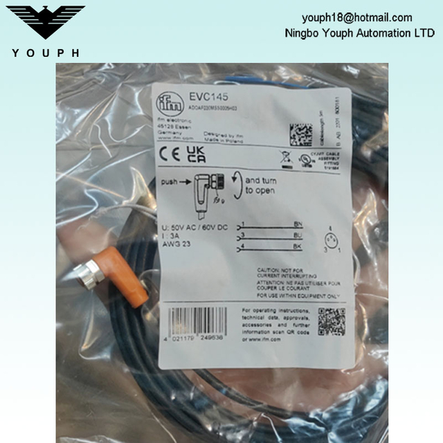 IFM EVC145 ADOAF030MSS0005H03 Connecting Cable with Socket