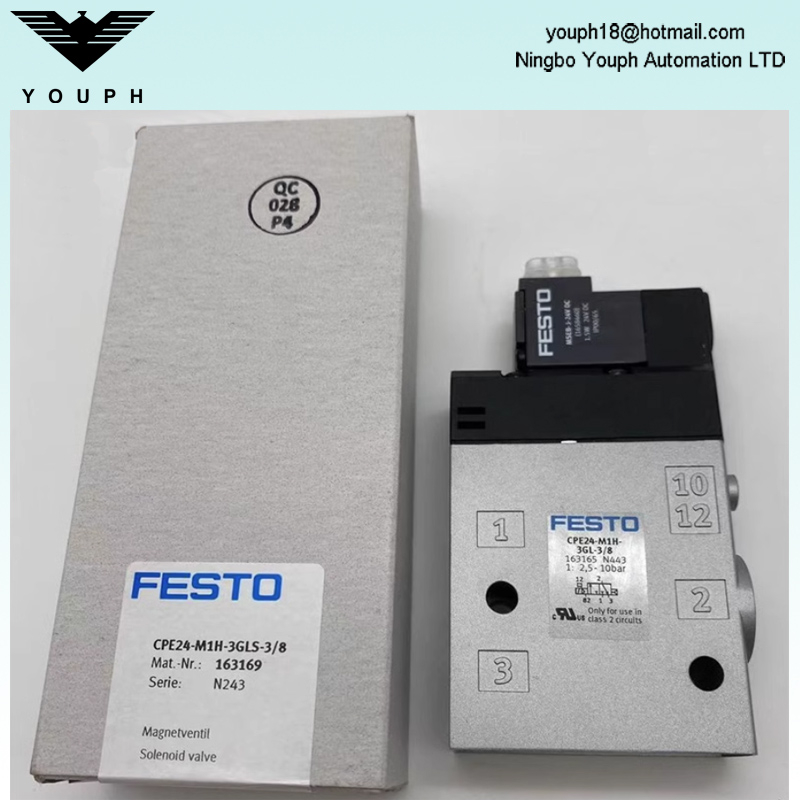 Festo CPE24-M1H-3GLS-3/8 163169 G3/8 Solenoid valve