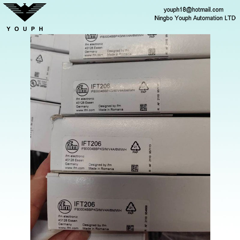 IFM IFT206 IFB3004BBPKG/M/V4A/6M/WH PNP Proximity Sensor