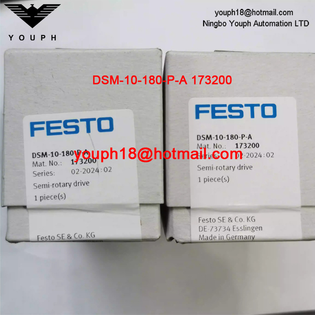 Festo DSM-10-180-P-A 173200 M3 proximity switch Position detection DSM Semi-rotary drive