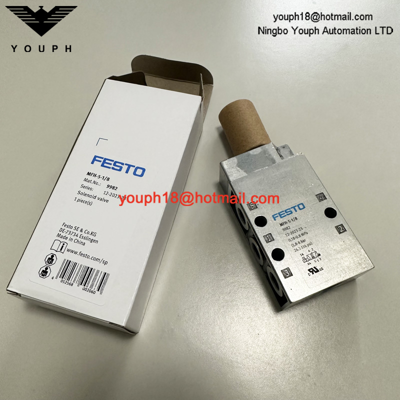 FESTO MFH-5-1/8 9982 G1/8 5/2-way MFH Solenoid valve