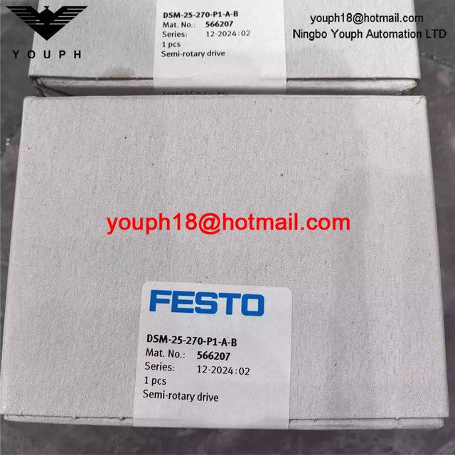Festo DSM-25-270-P1-A-B 566207 Elastic cushioning components Semi-rotary Drive