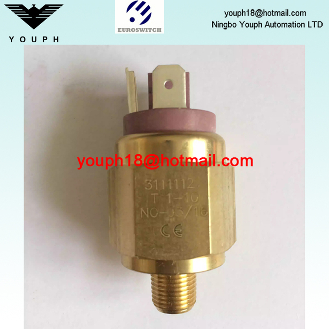 Euroswitch 3111112 3110211 31 Series Textile machine tool Diaphragm pressure switch