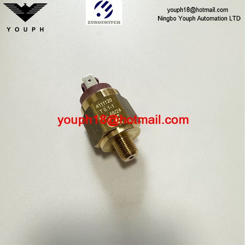Italy Euroswitch 4111120 4111220 Contact type N.O. / N.C. Brass Diaphragm pressure switch