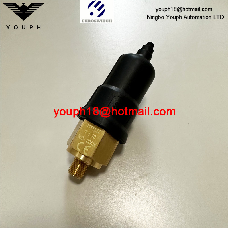 Italy Euroswitch 4111122 4110122 412022A N.O. / N.C. 0,5 A / 48 V Brass Diaphragm pressure switch