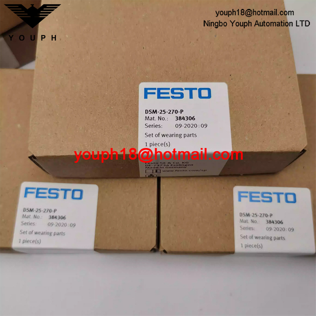 Festo DSM-12-270-P 384304 DSM-16-270-P 384305 DSM- 25-270-P 384306 Semi-rotary drive Set of wearing parts