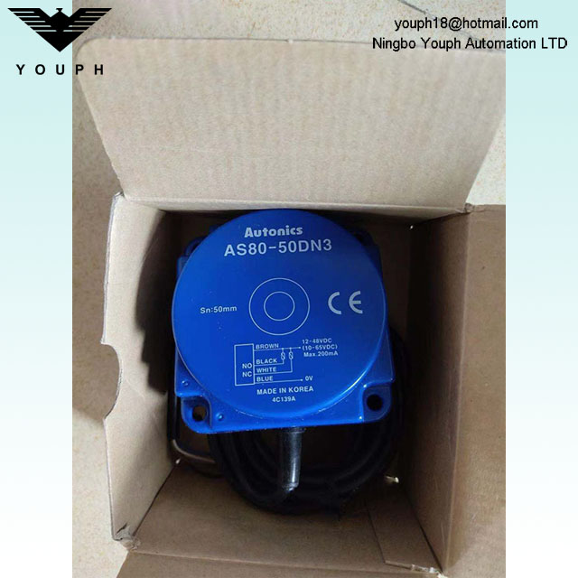 Autonics AS80-50DN3 AS80-50DP3 Inductive Long Distance Proximity Sensor