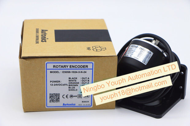 Autonics E50S8-1024-3-N-24 Diameter ∅50mm Shaft type Incremental Rotary Encoder