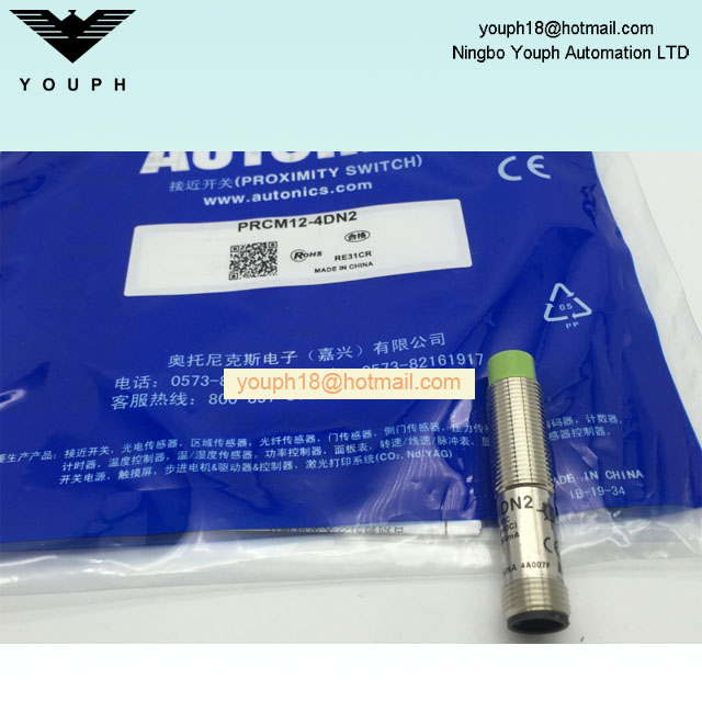 AUTONICS PRCM12-4DN2 PRCM12-4DP2 PRCM Series Cylindrical Connector Type Proximity Sensor