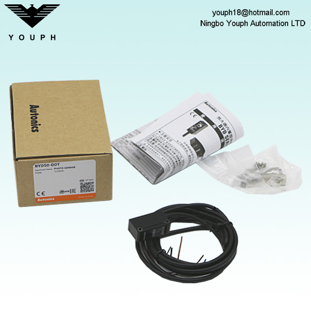 Autonics BYD50-DDT Convergent reflective with Amplifier Photoelectric Sensor
