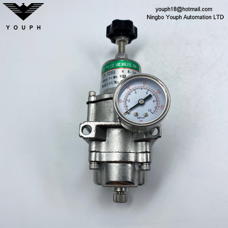YTC YT-205 YT-205B YT-205BN1 Stainless Steel Air Filter Regulator