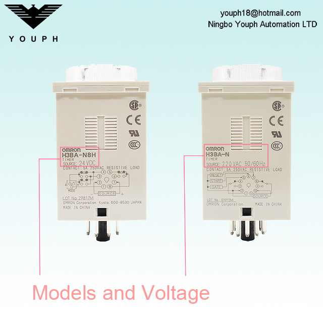 OMRON H3BA-N H3BA-N8H AC220V DC24V AC110V Time Relay