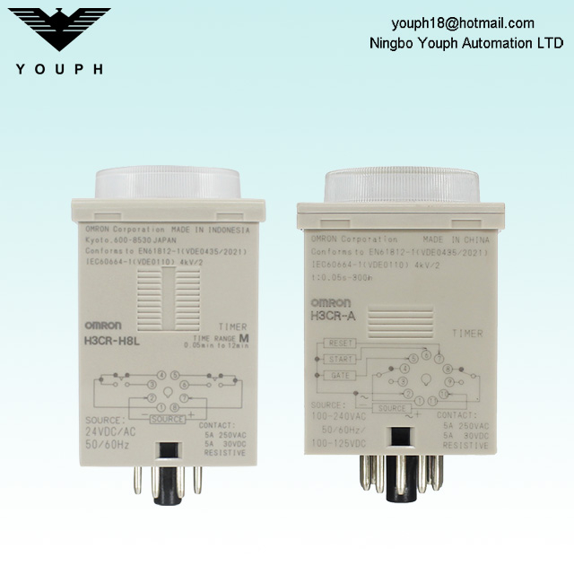 OMRON H3CR-A H3CR-A8 H3CR-A8E Solid-state Timer