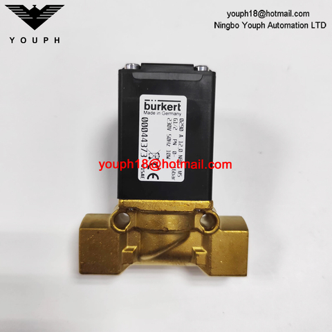 Burkert 00044373 44373 0290 A 12,0 NBR MS Normally Closed 2/2-way Brass Body Solenoid Valve